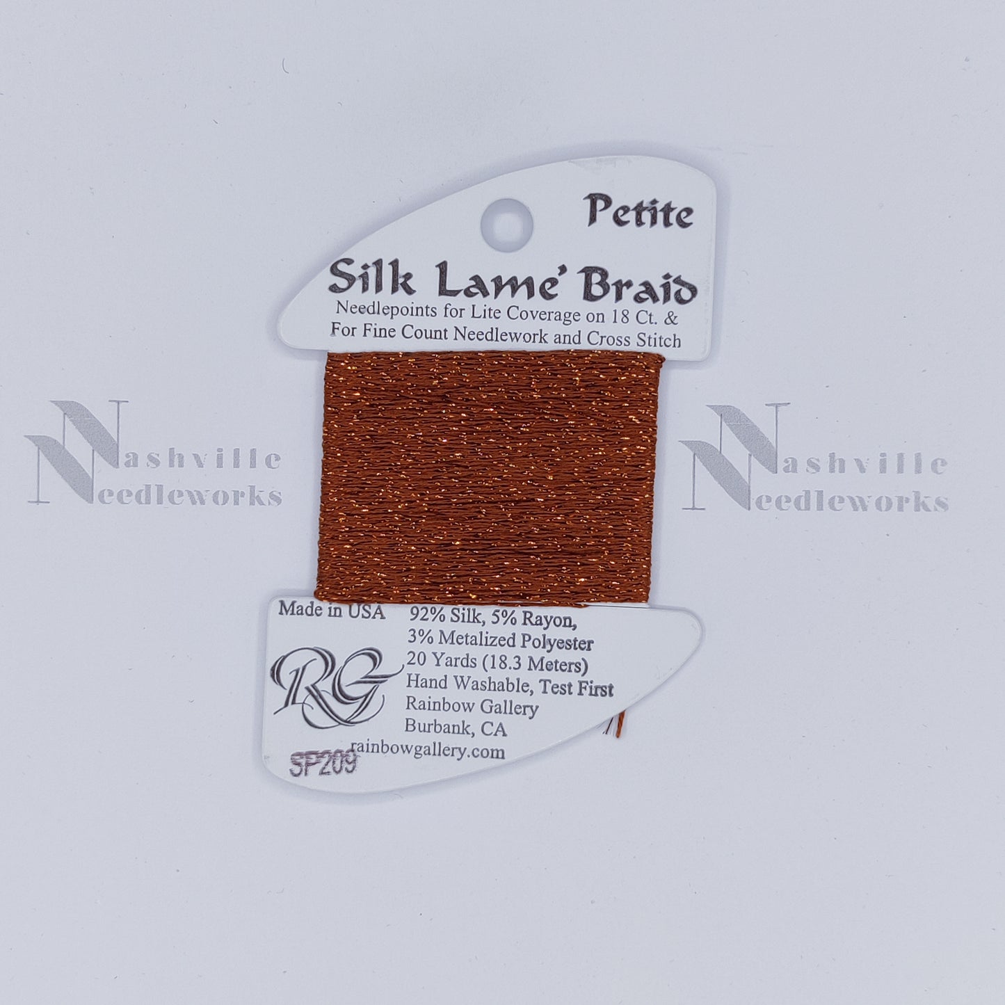 Petite Silk Lame - SP209 Gingerbread