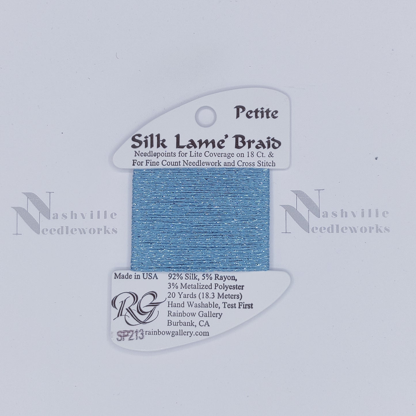 Petite Silk Lame - SP213 Dusty Turquoise