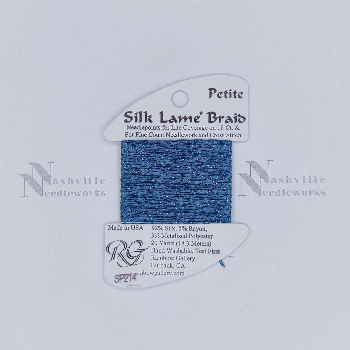 Petite Silk Lame - SP214 Lake Blue