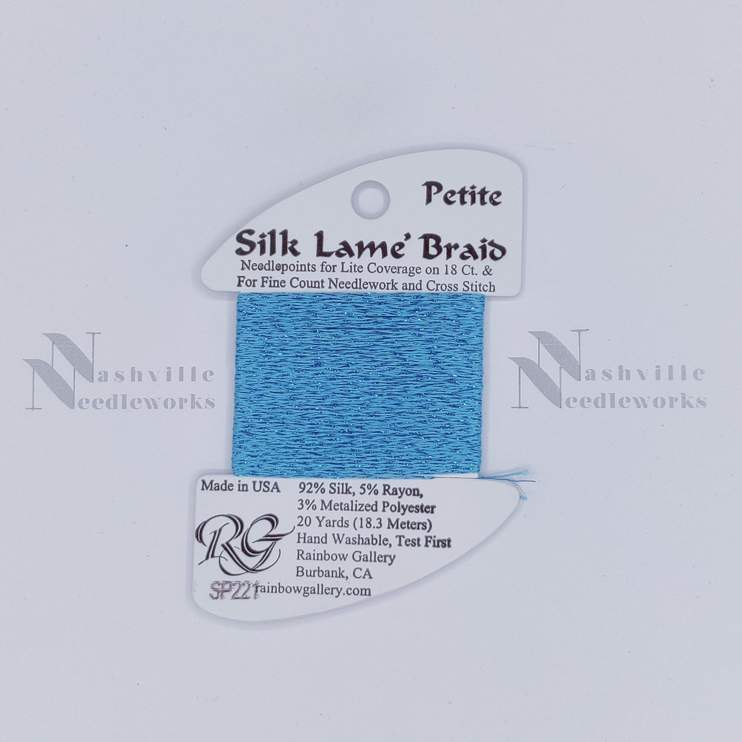 Petite Silk Lame - SP221 Capri Breeze