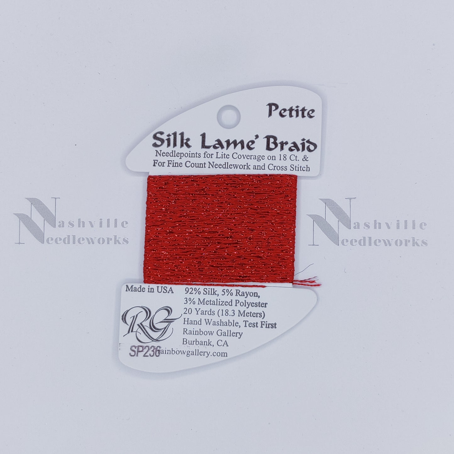 Petite Silk Lame - SP236 True Red