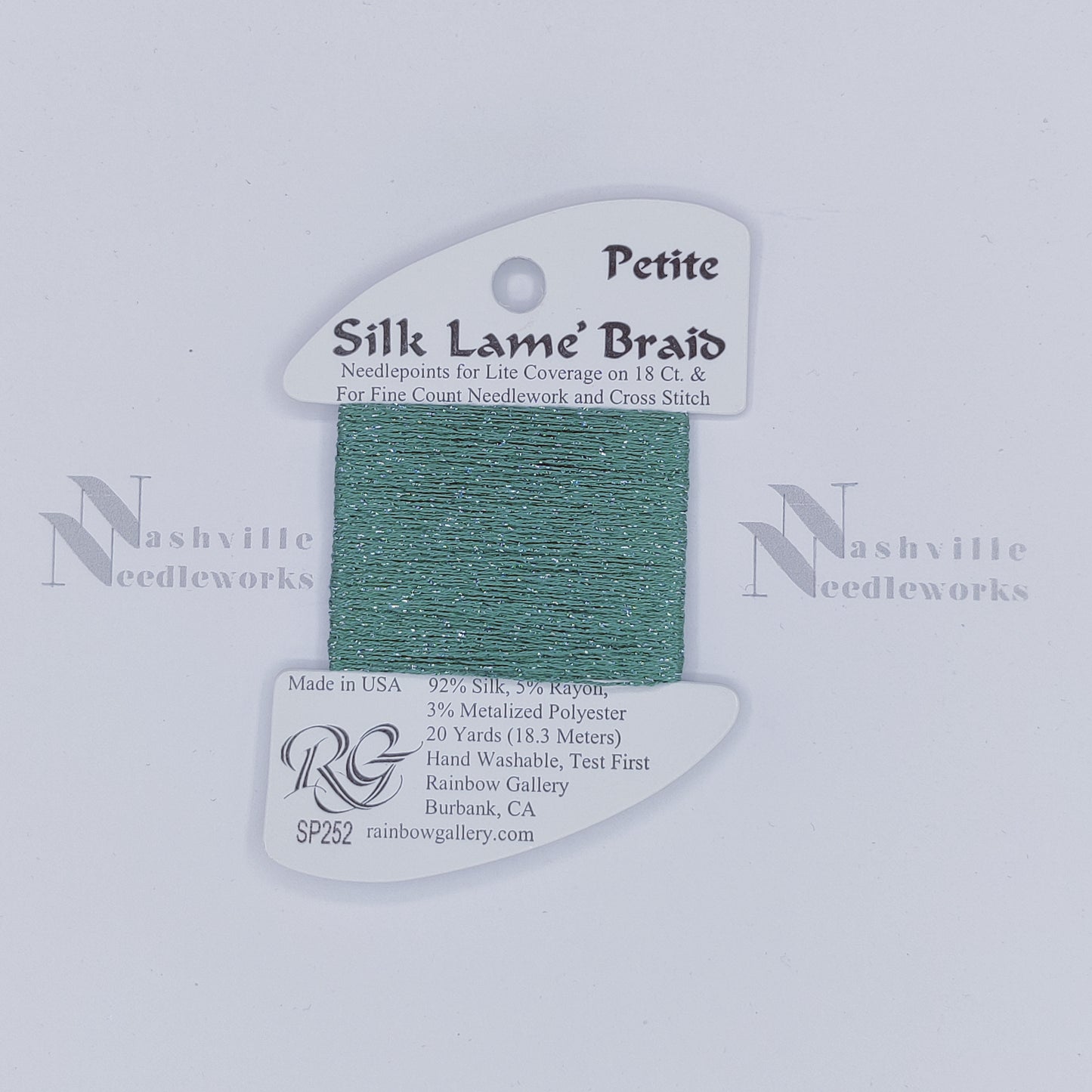 Petite Silk Lame - SP252 Caribbean Green