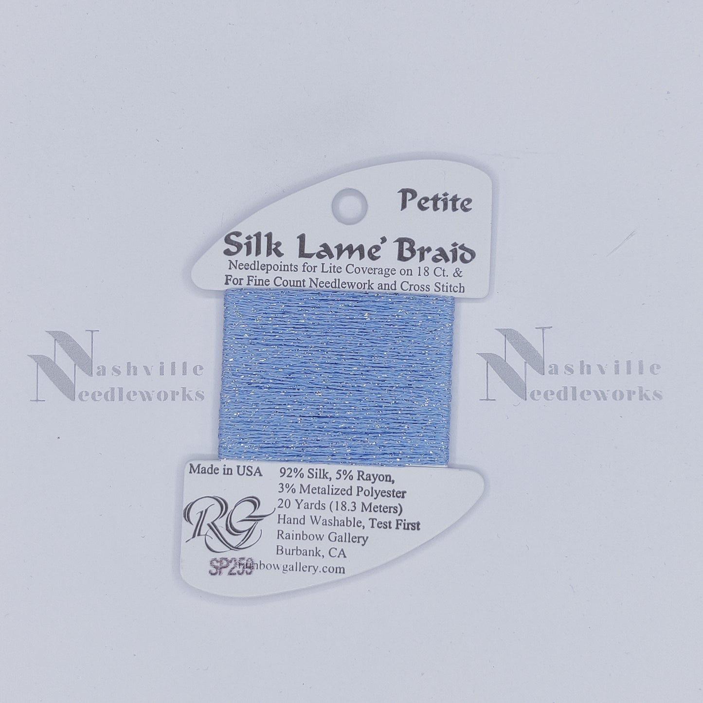 Petite Silk Lame - SP259 Blue Topaz