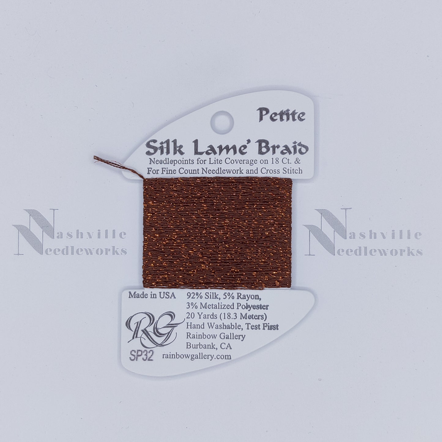 Petite Silk Lame - SP32 Coffee