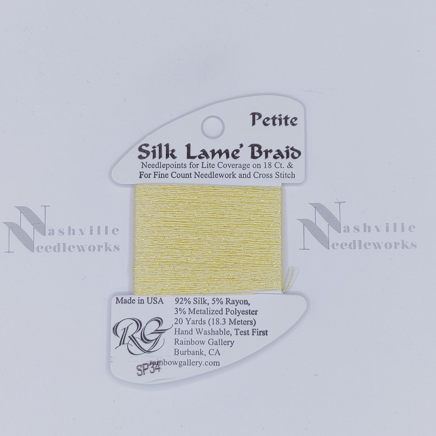 Petite Silk Lame - SP34 Lemon