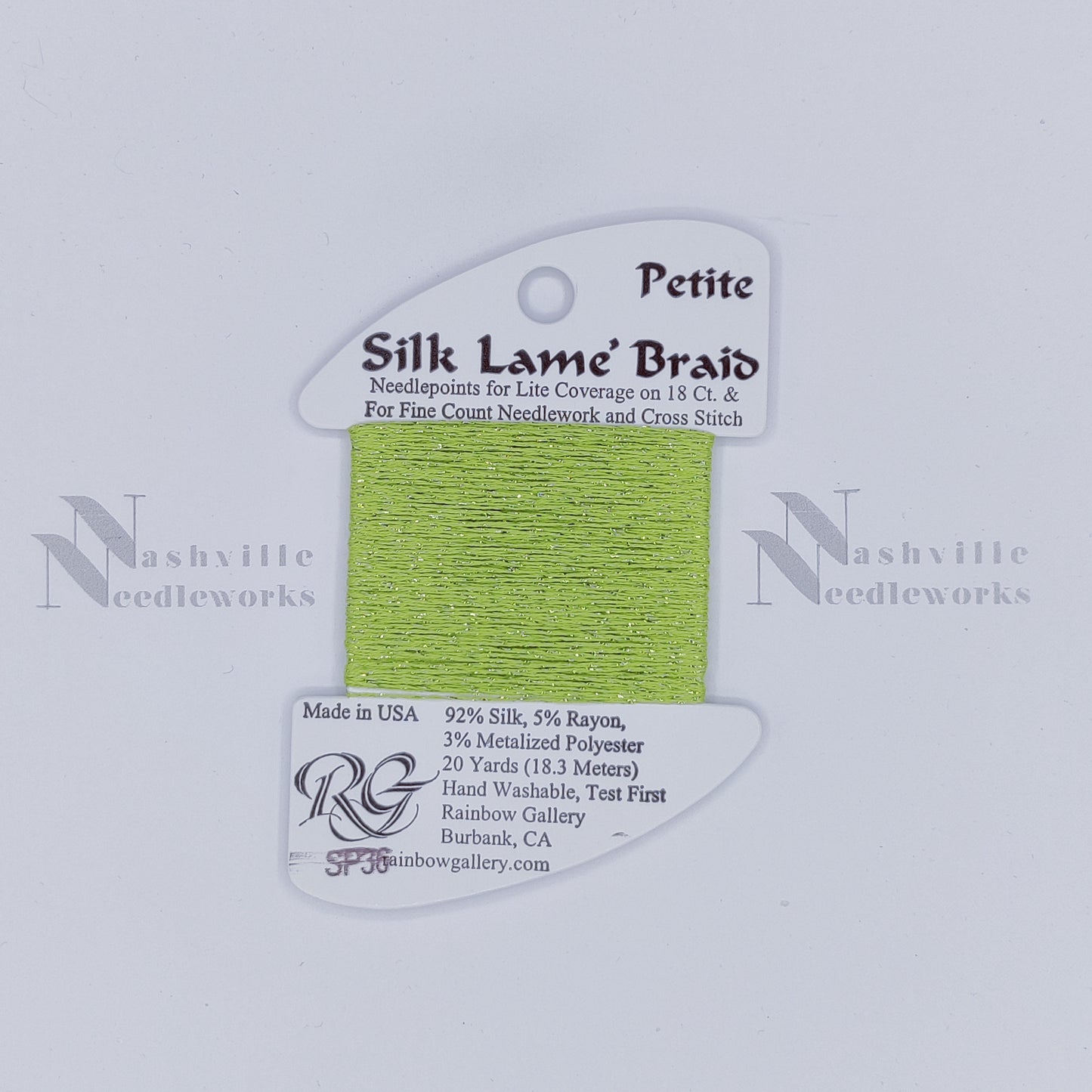 Petite Silk Lame - SP36 Chartreuse