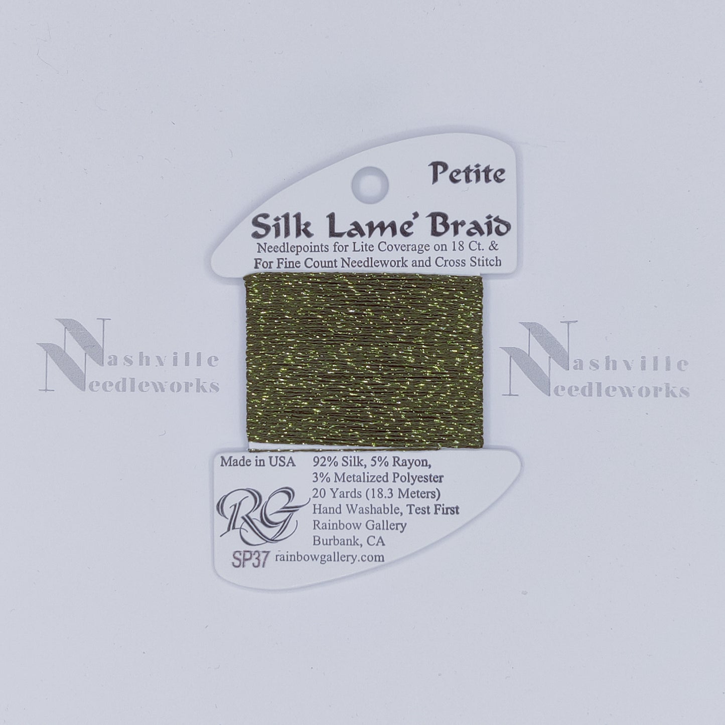 Petite Silk Lame - SP37 Dark Avocado