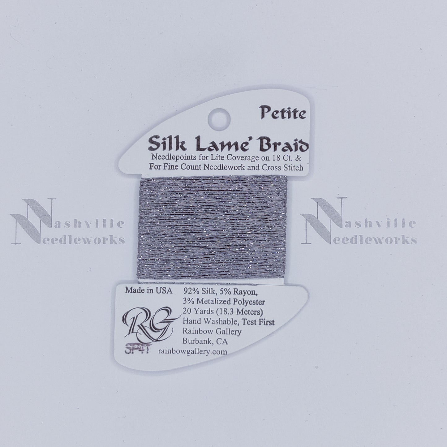 Petite Silk Lame - SP41 Pewter