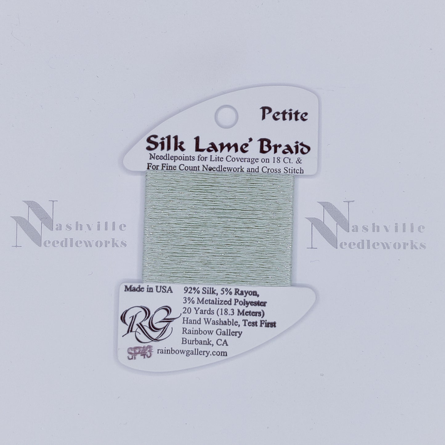 Petite Silk Lame - SP43 Lite Mint