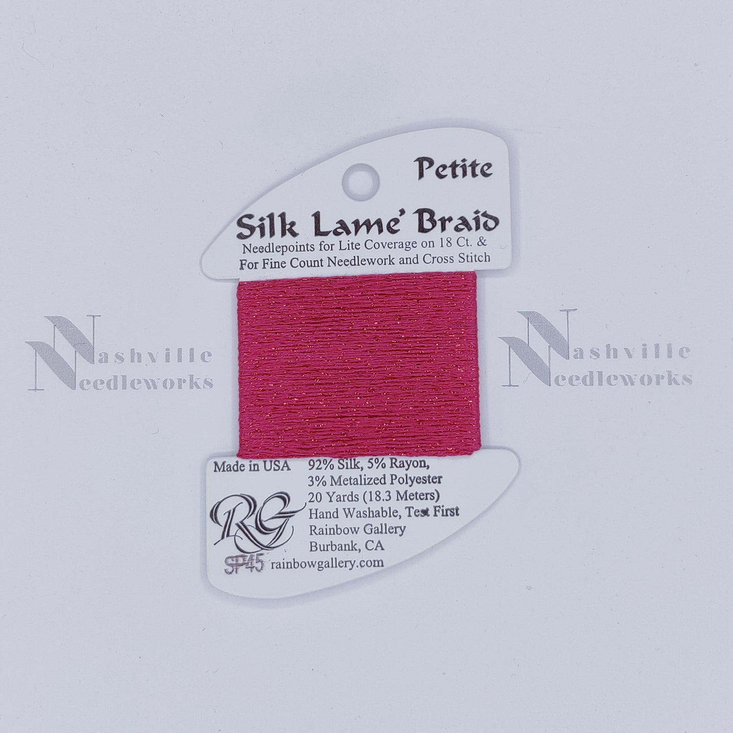 Petite Silk Lame - SP45 Deep Rose