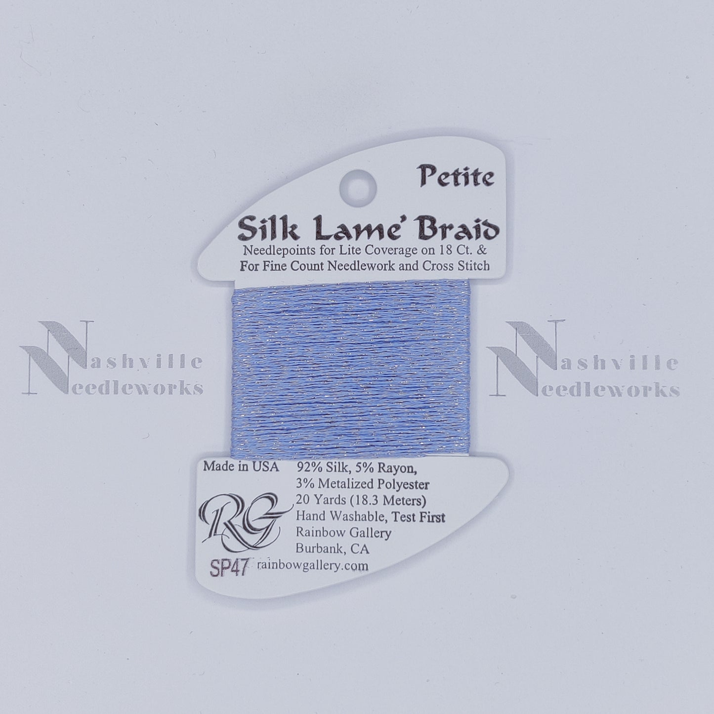 Petite Silk Lame - SP47 Lavender Blue