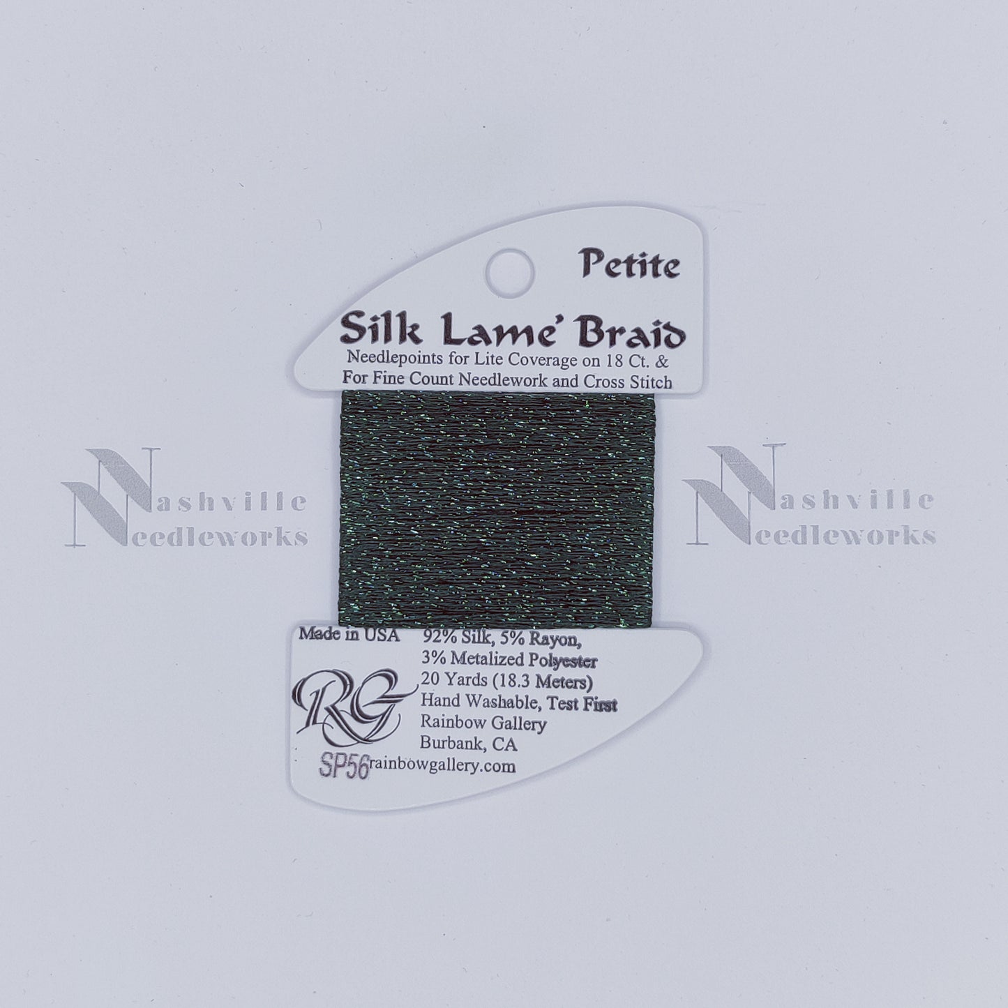 Petite Silk Lame - SP56 Forest Green