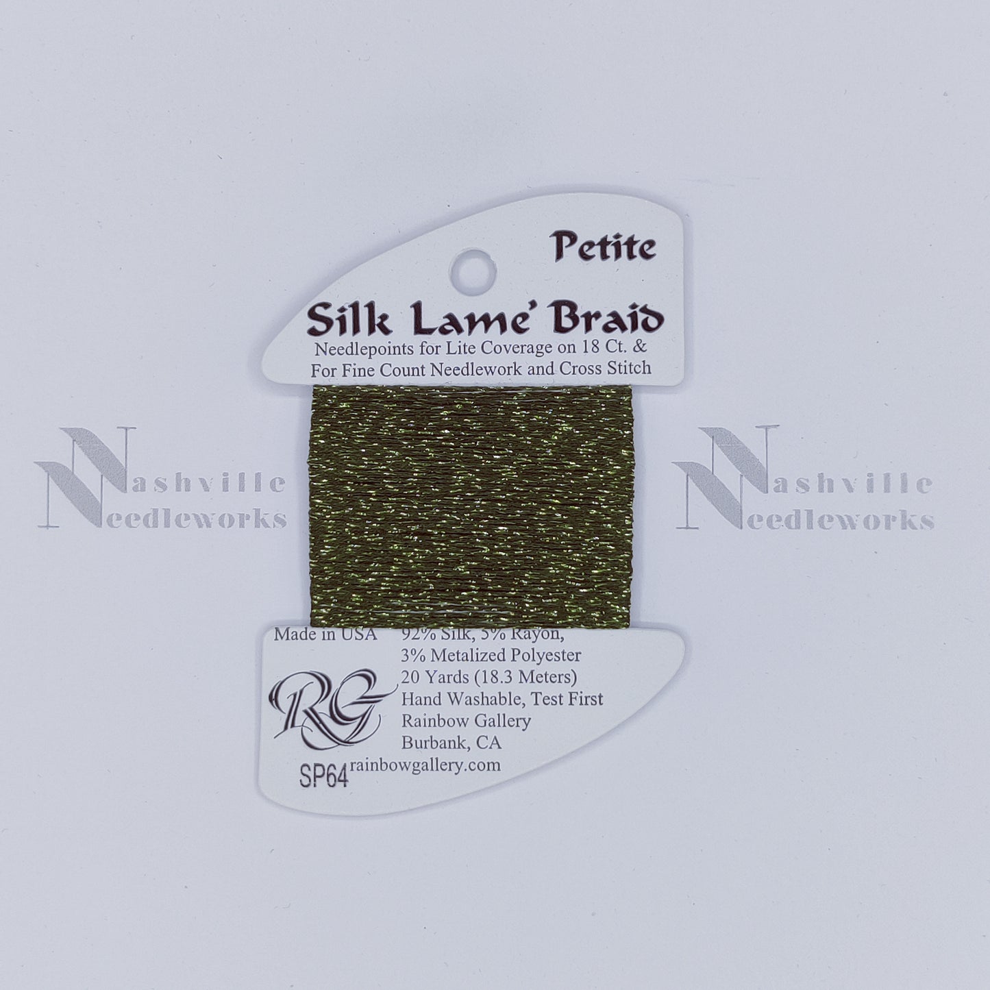 Petite Silk Lame - SP64 Deep Avocado