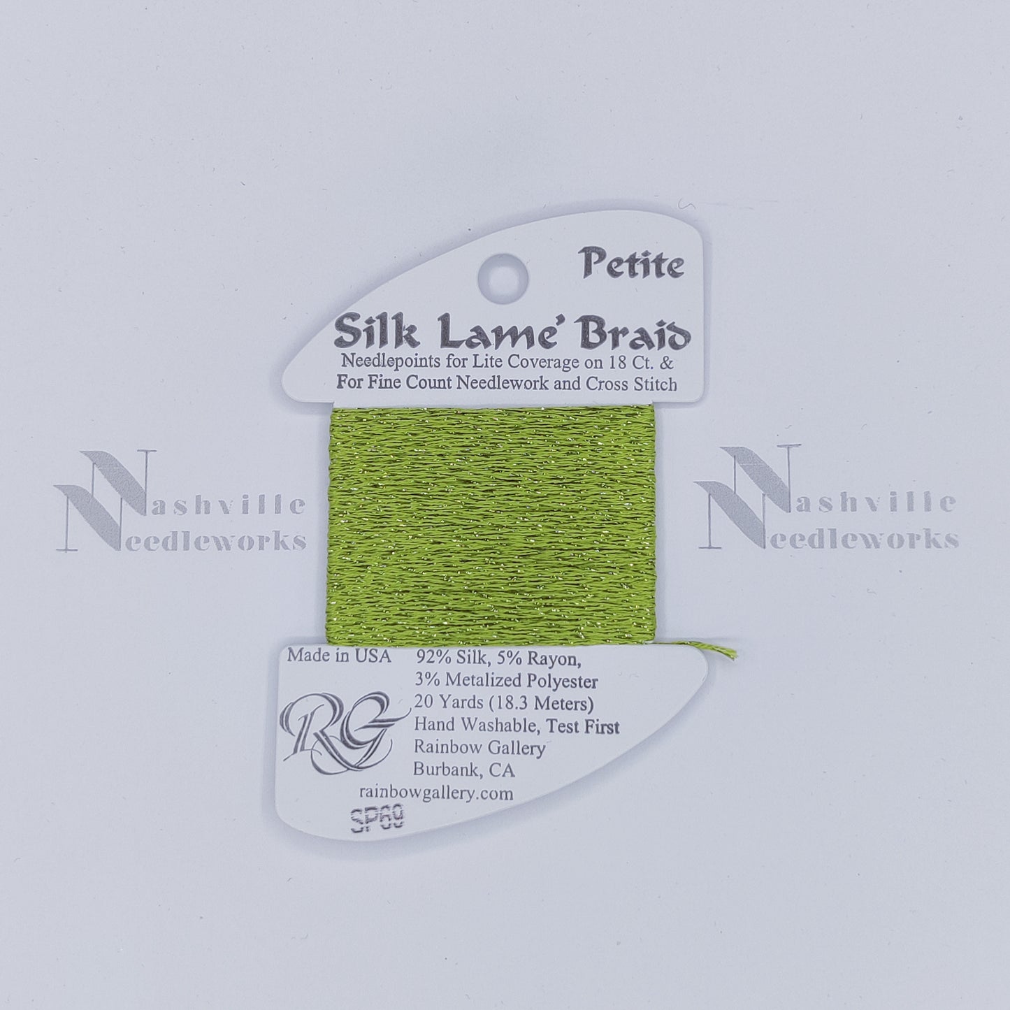 Petite Silk Lame - SP69 Med Avocado