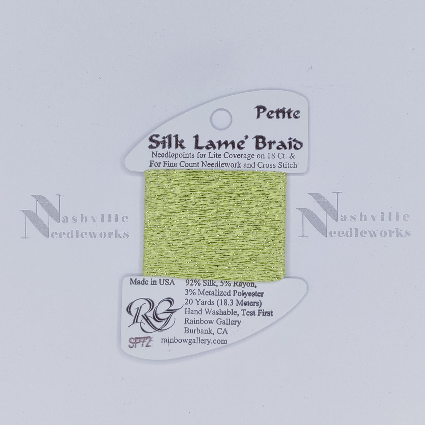 Petite Silk Lame - SP72 Lite Chartreuse