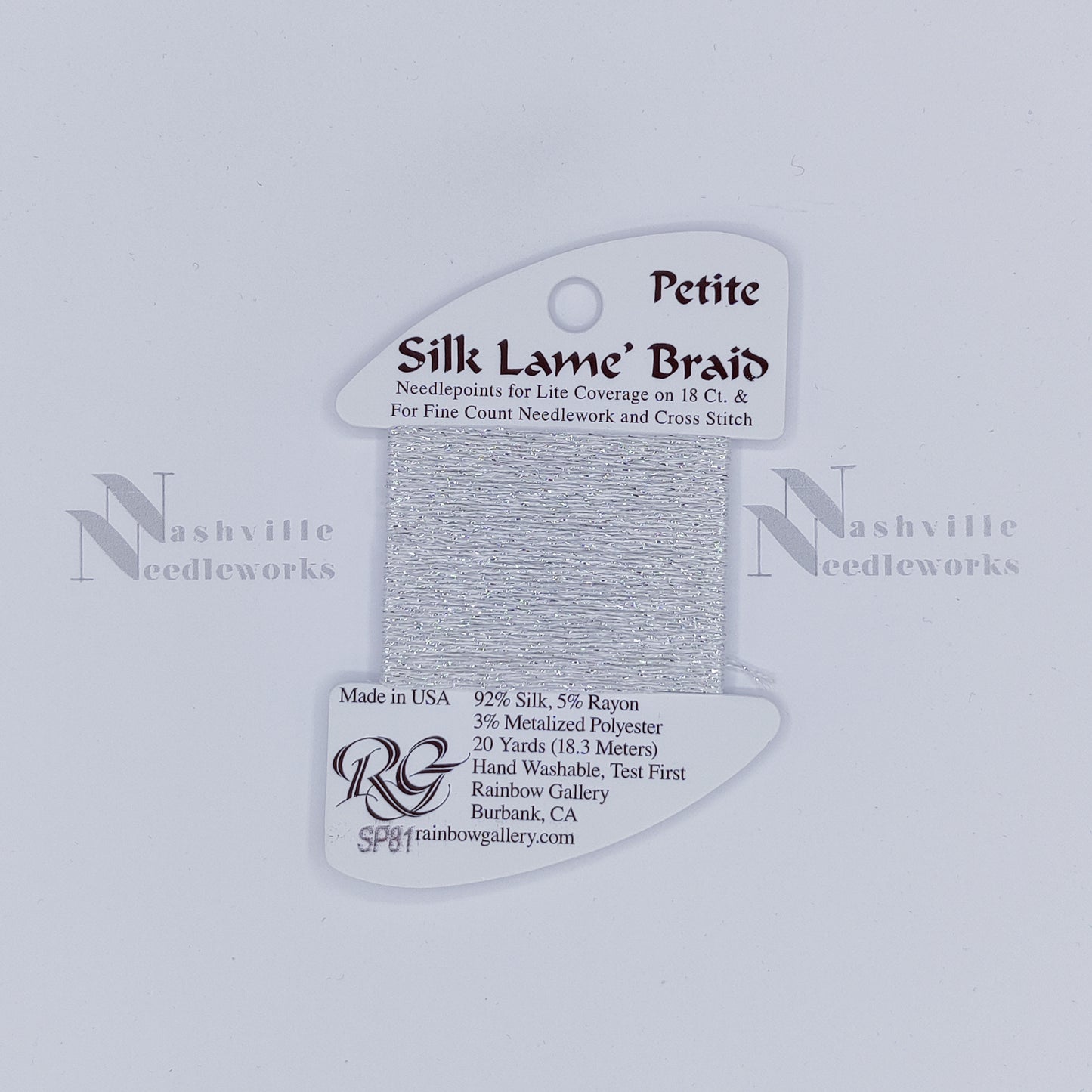 Petite Silk Lame - SP81 Platinum