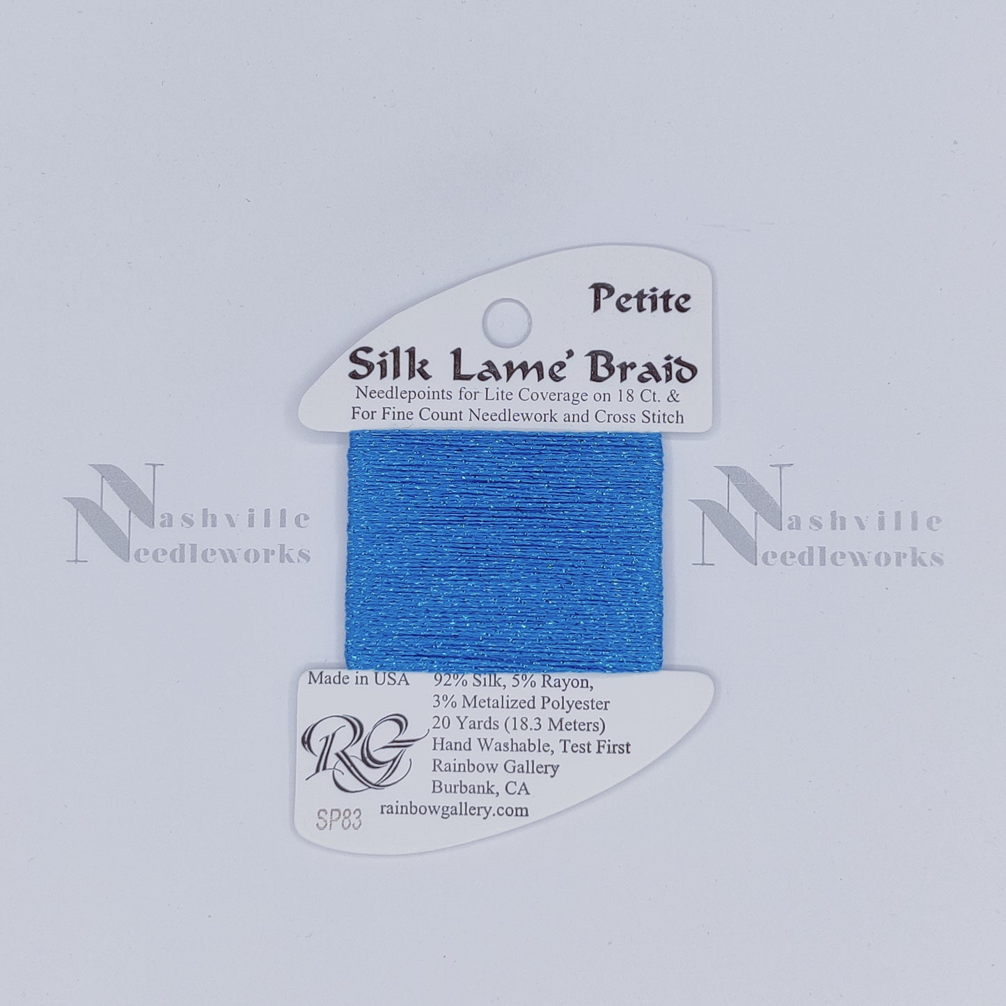 Petite Silk Lame - SP83 Blue Turquoise