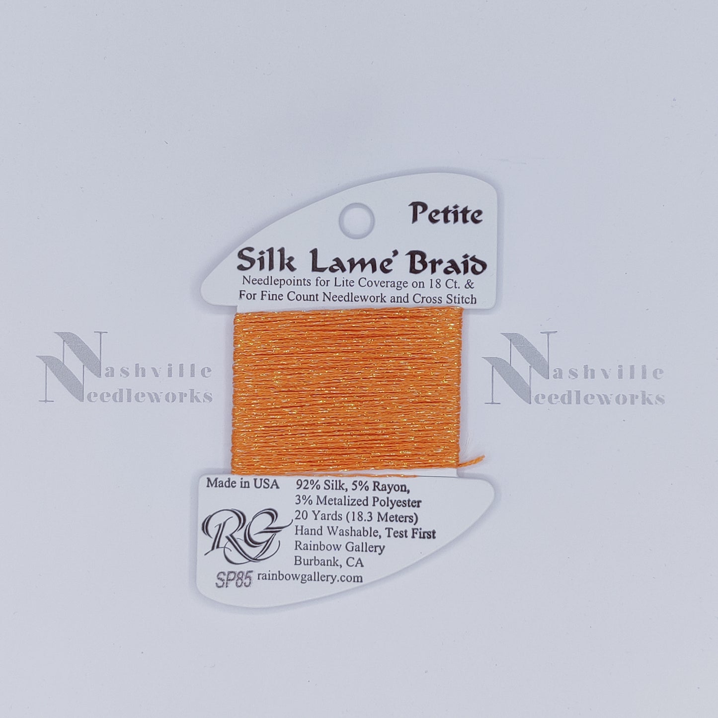 Petite Silk Lame - SP85 Tangerine