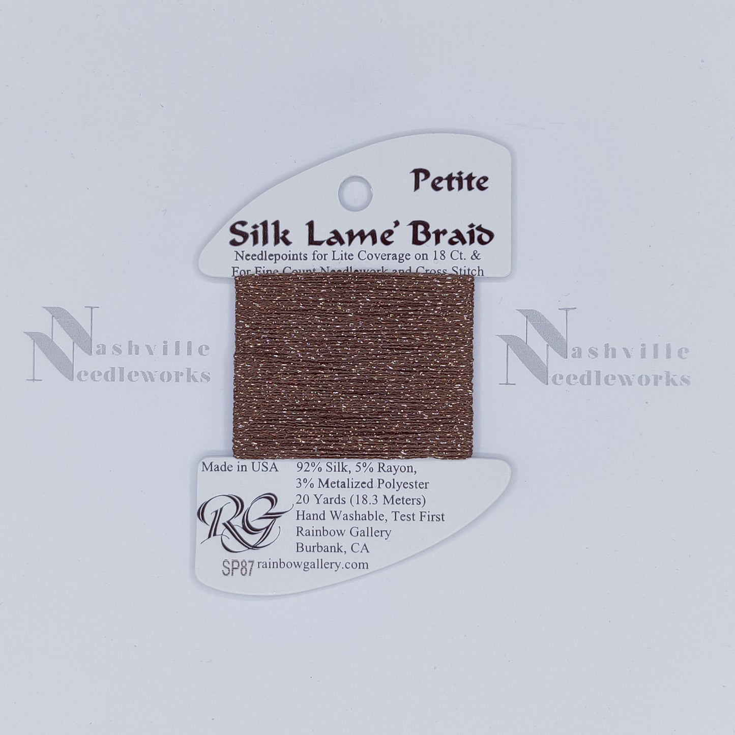 Petite Silk Lame  - SP87 Bark