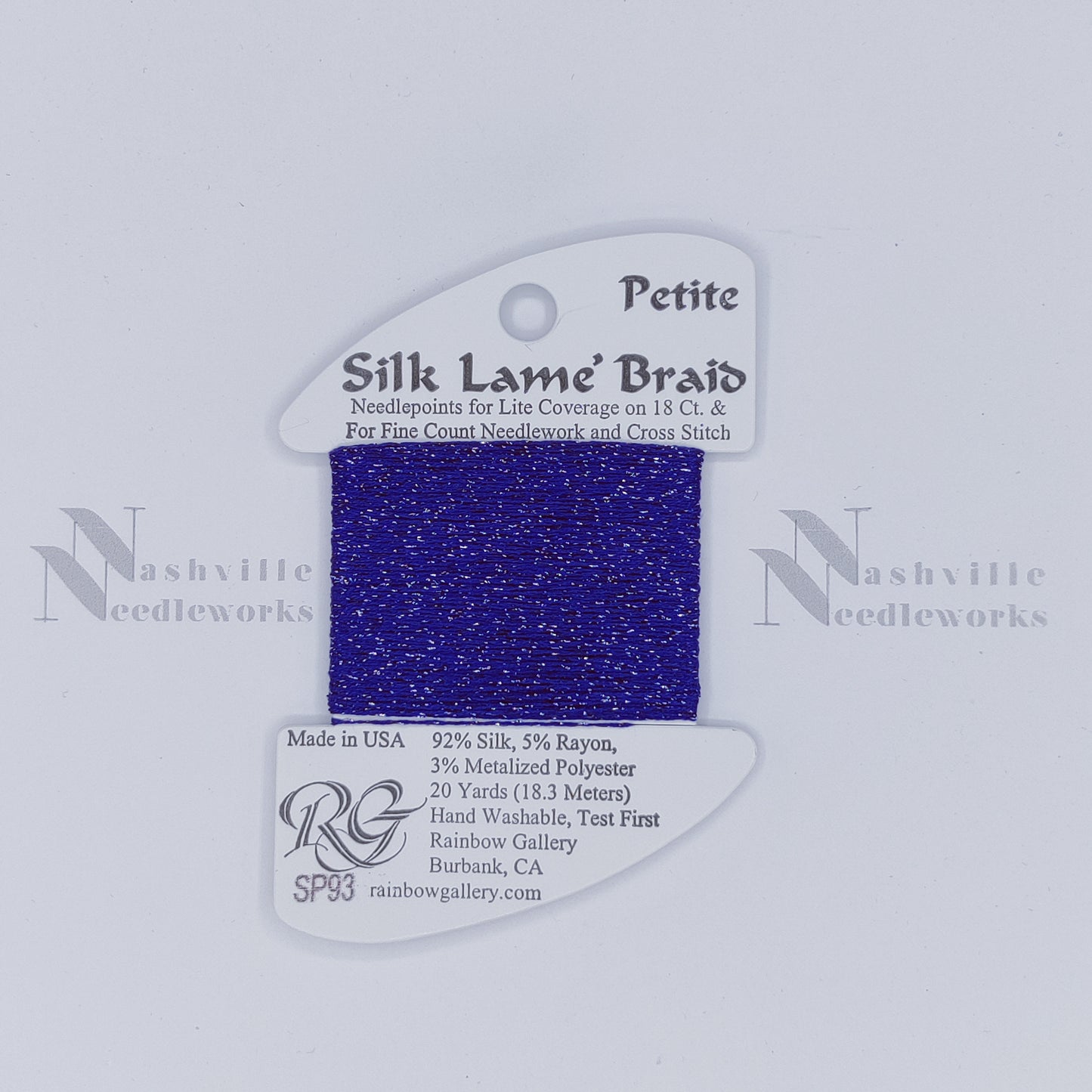 Petite Silk Lame - SP93 Dark Periwinkle