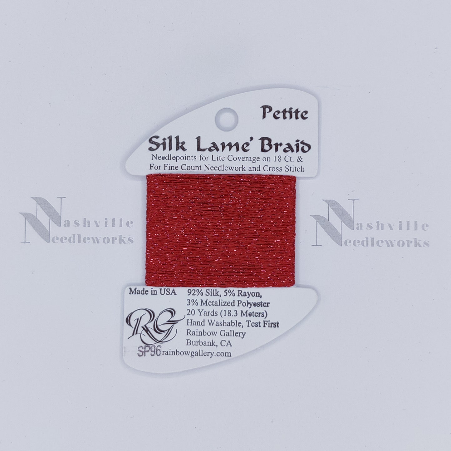 Petite Silk Lame - SP96 Cranberry