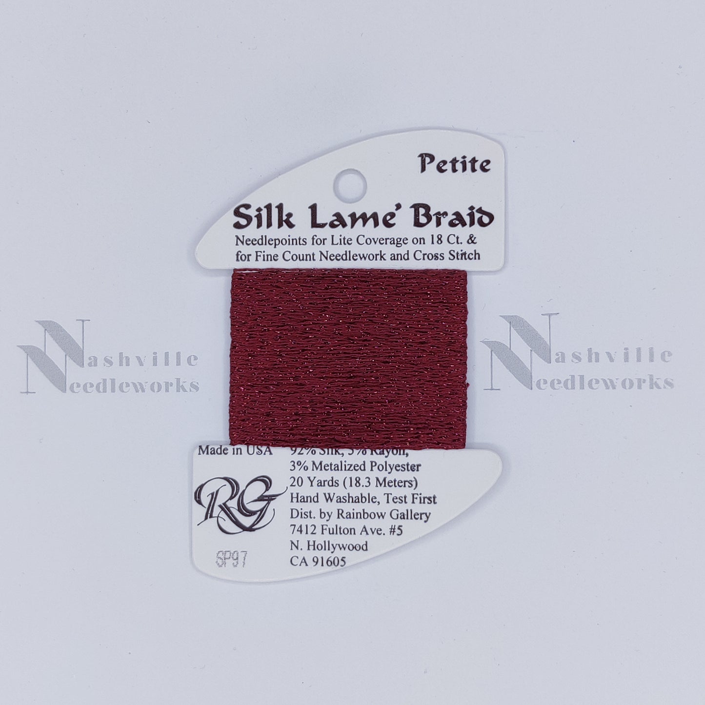 Petite Silk Lame - SP97 Ruby Red