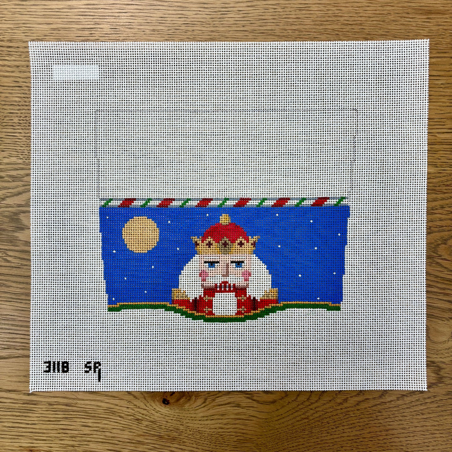 Stocking Cuff, Moonlit Nutcracker (TS)