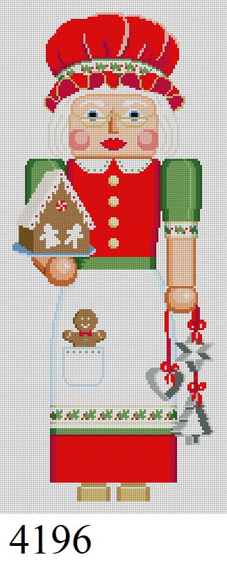 Susan Roberts Needlepoint Mrs. Claus Nutcracker 4196