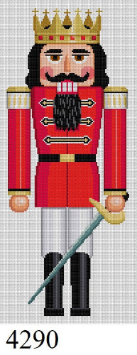 Susan Roberts Needlepoint Red Prince Nutcracker 4290