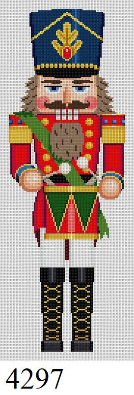 Susan Roberts Needlepoint Drummer Nutcracker 4297