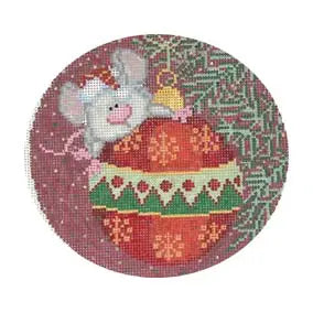 CBK Needlepoint Collections Simply Shelly SS-XO02 Mouse & Ornament