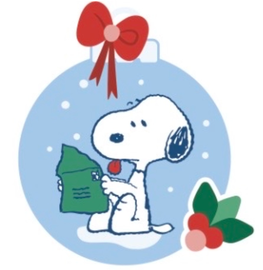 PEANUTS Snoopy "Dear Santa" Needleminder