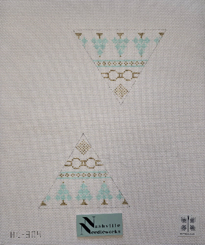 Patricia Sone HC-304 Small White Tree 2 Sided /With Stitch Guide