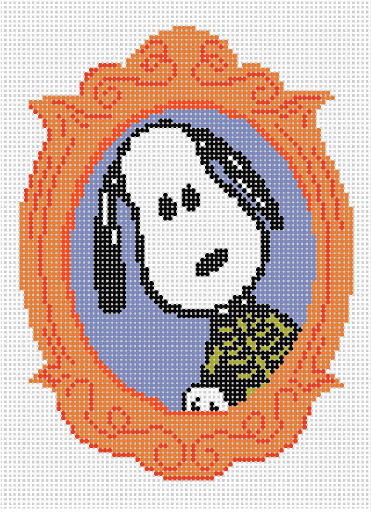 PEANUTS Halloween - Framed Snoopy Skeleton Canvas