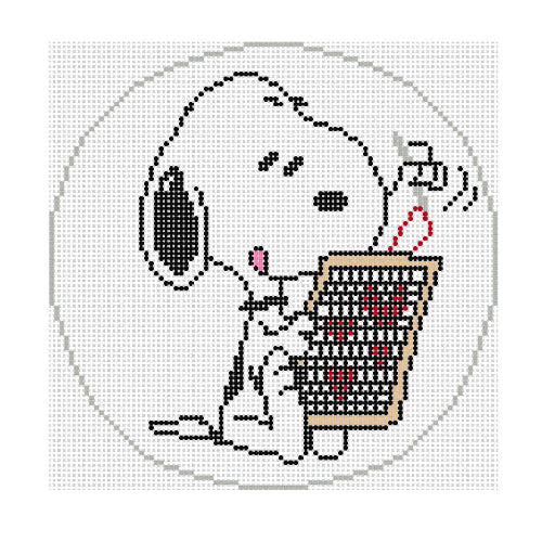 Officially Needlepoint PNTS-NDLPT1
PEANUTS Everyday - Snoopy Loves Needlepoint Canvas