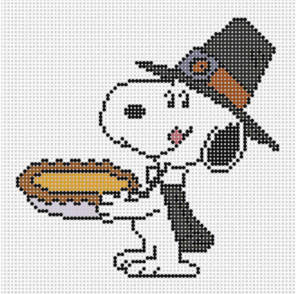 PEANUTS Thanksgiving - Snoopy as a Pilgrim Canvas