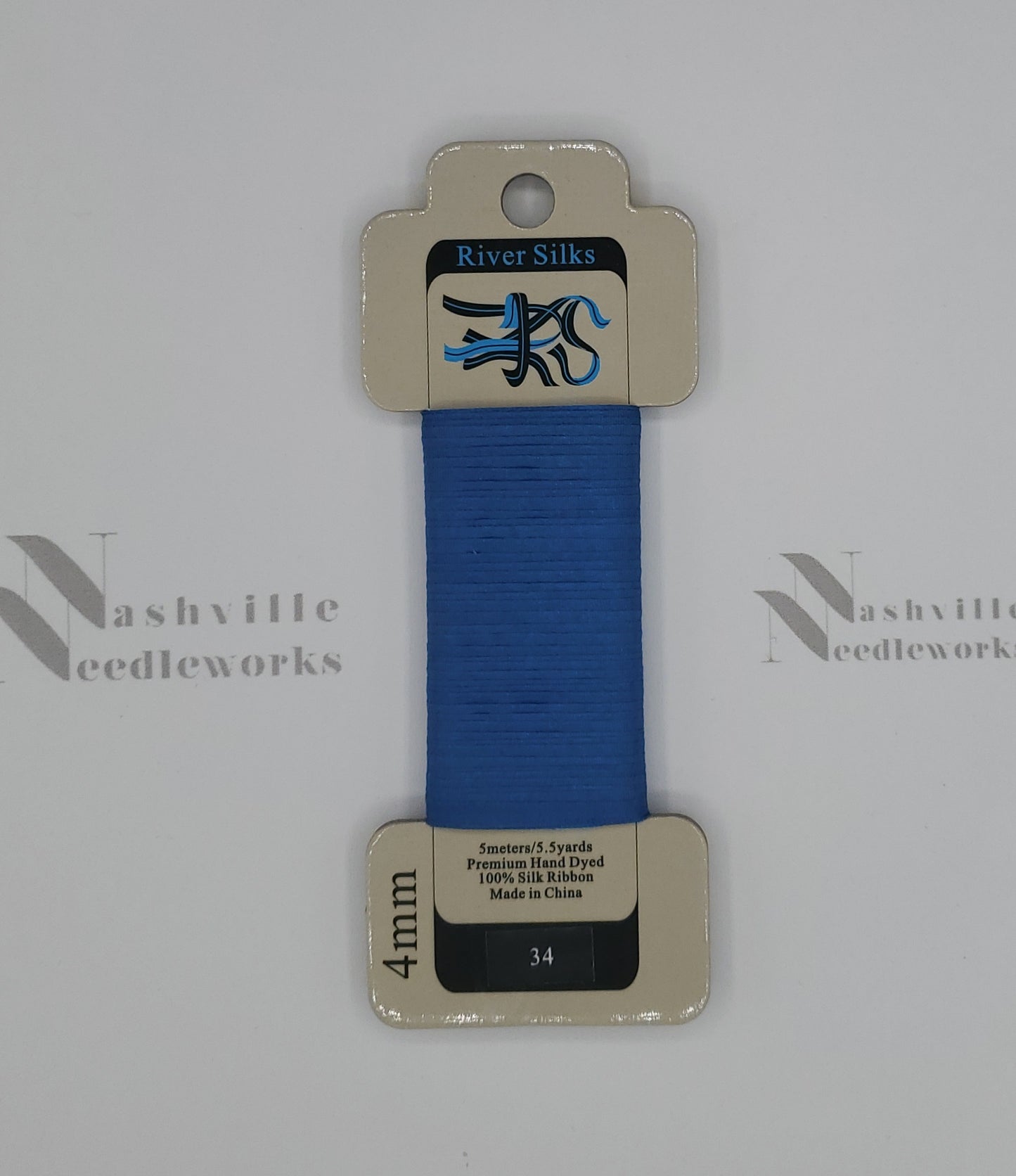 Star Sapphire Silk Ribbon - 34