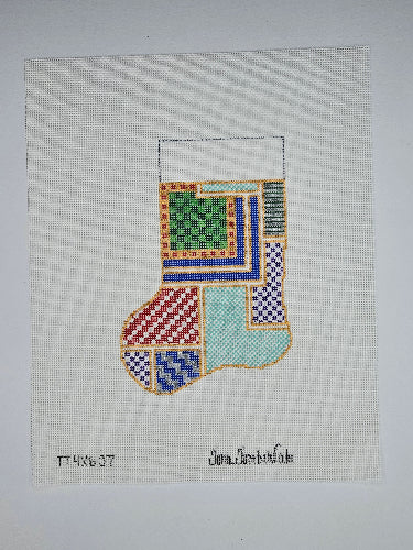 Tina Timberlake TT4X607 Quilted Mini Stocking