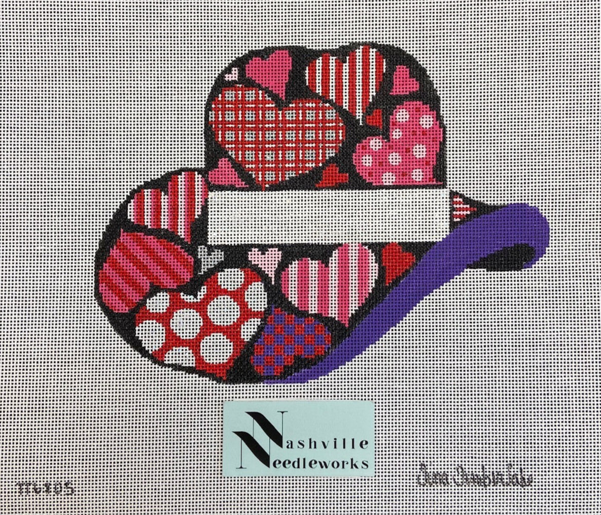 Tina Timberlake Heart Hat-Large 
TT-6805