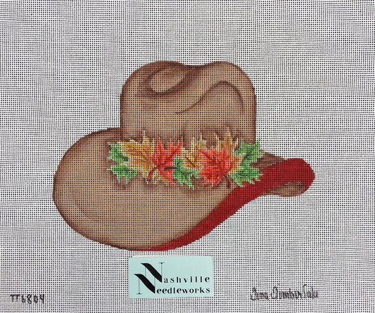 Tina Timberlake Fall Hat with Leaves-Large TT-6804