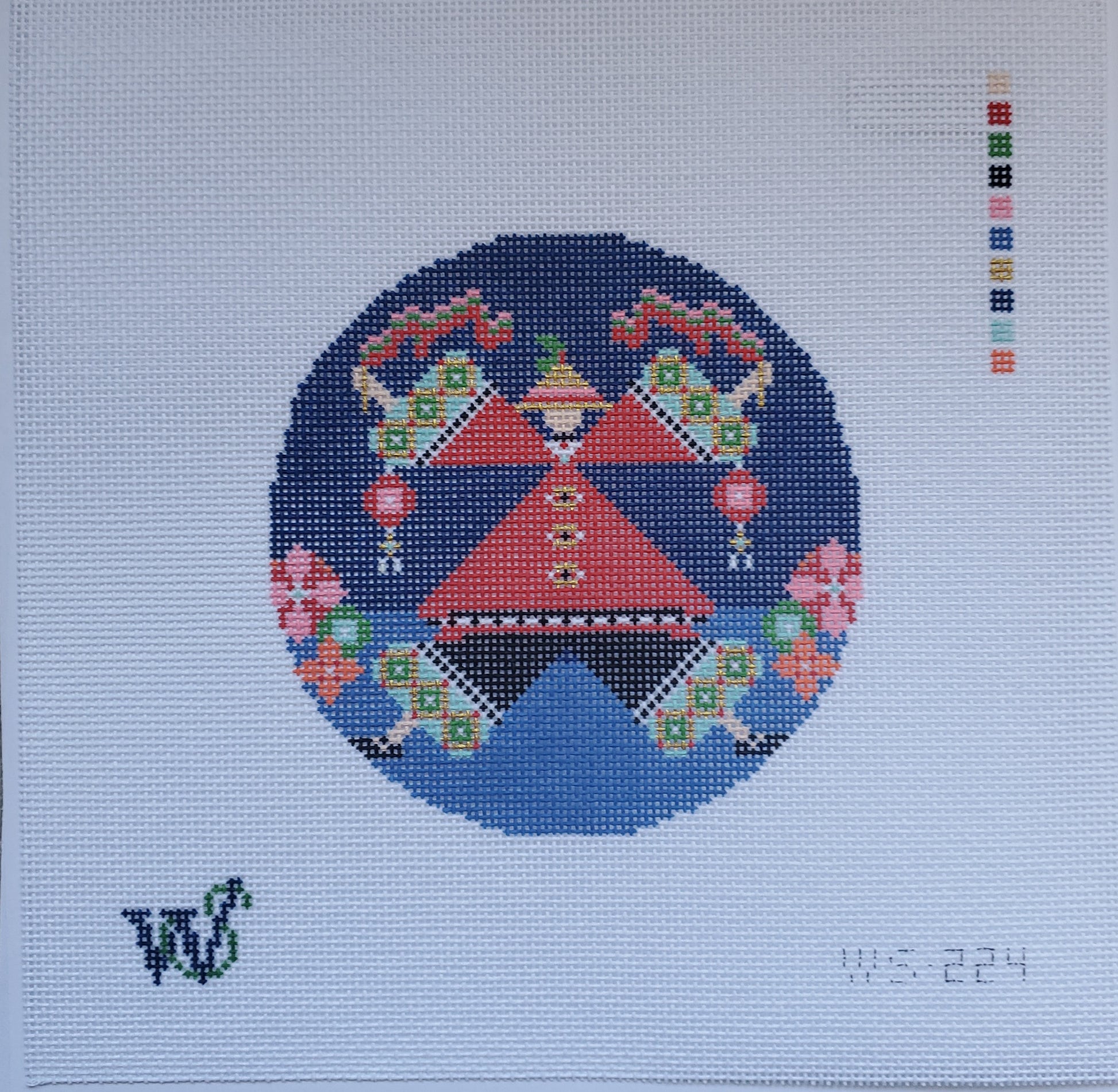 Wipstitch Needleworks WS-224 
Nutcracker Ballet - Chinese Dancer