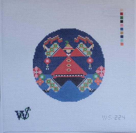 Wipstitch Needleworks WS-224 
Nutcracker Ballet - Chinese Dancer