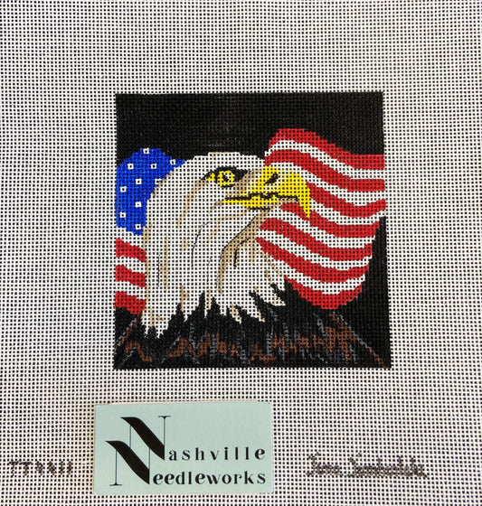 Tina Timberlake Eagle with Flag TT-4411 All American Trio