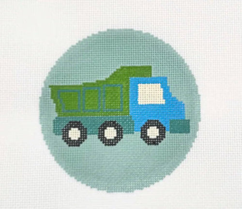 Atlantic Blue Canvas Dump Truck Round MPB-220
