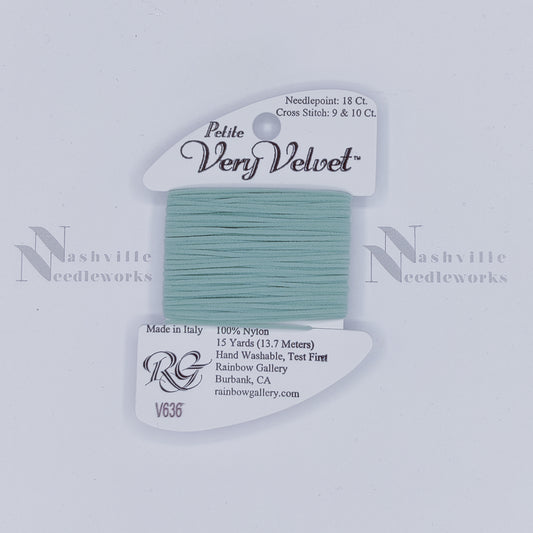 Petite Very Velvet - V636 Lite Sea Green