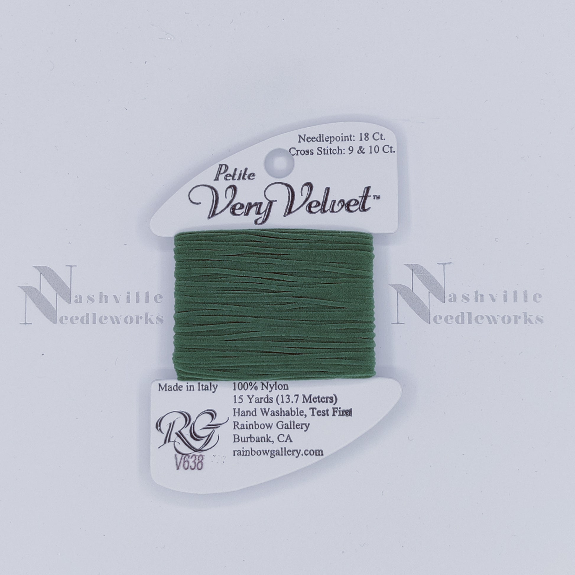 Petite Very Velvet - V638 Dark Sea Green