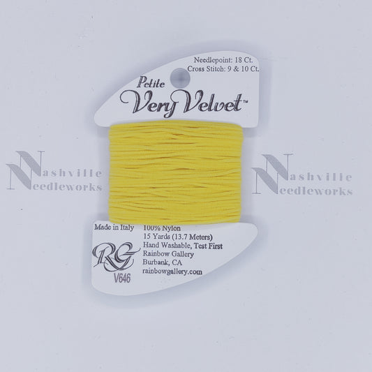 Petite Very Velvet - V646 Medium Yellow