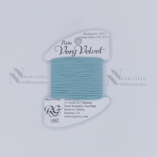 Petite Very Velvet - V662 Green Aqua