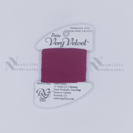 Petite Very Velvet - V665 Dark Raspberry