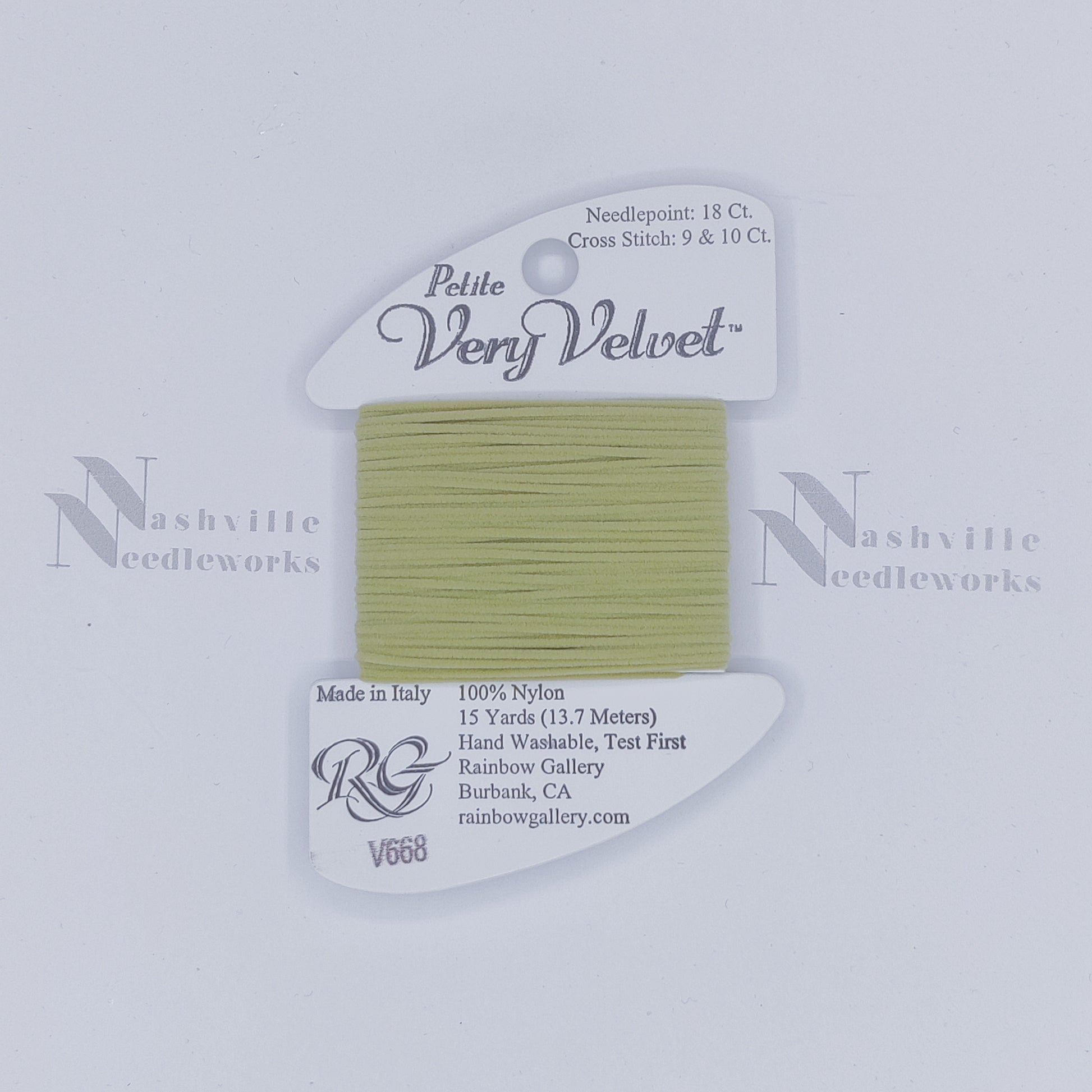 Petite Very Velvet - V668 Lite Olive